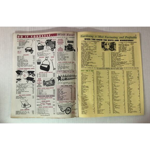 Vintage 1962 Gardening Guide Gable Hardware Catalog Germantown Ave Philadelphia - Picture 11 of 12